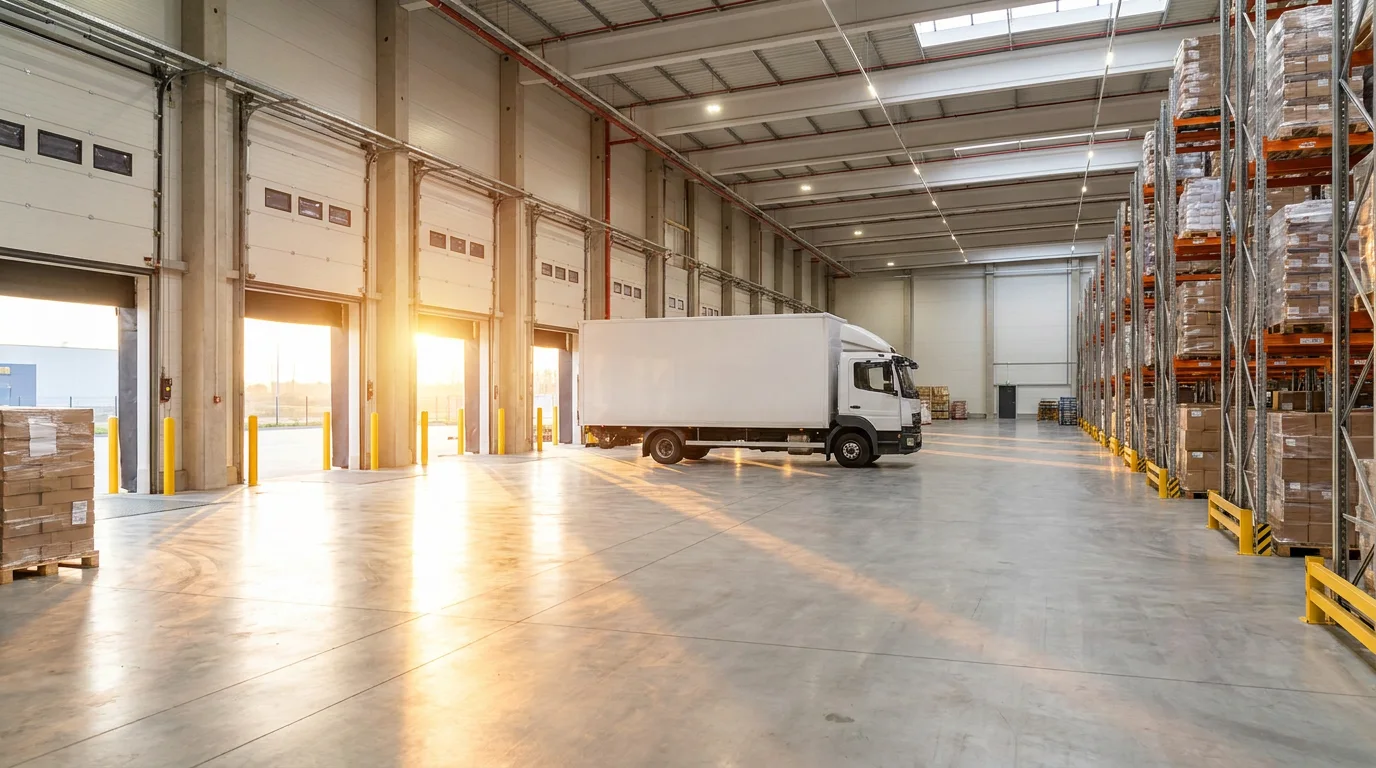 TP Service am Loading-Dock beim Verladen von Ware